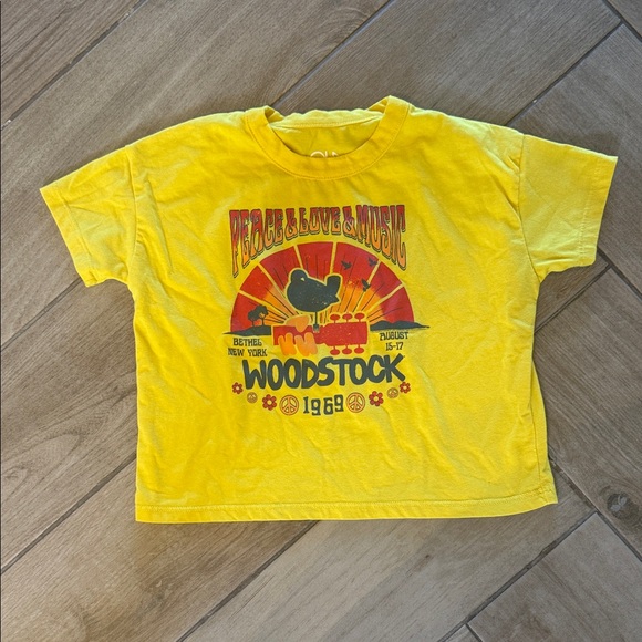 Chaser Other - Chaser Kids Yellow Woodstock Kids T-Shirt. Size 4